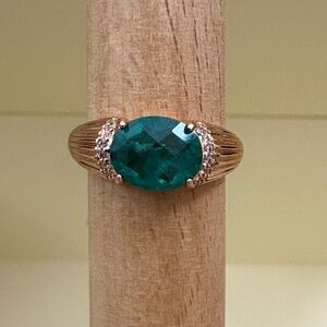 NWT - Bomb Party “Evergreen Gaze” RG15864 Ring - Size 8